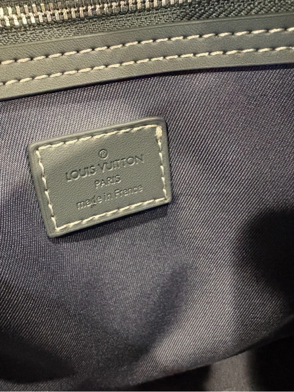 Louis Vuitton Gray Denim like Duffel Bag - Picture 6 of 6